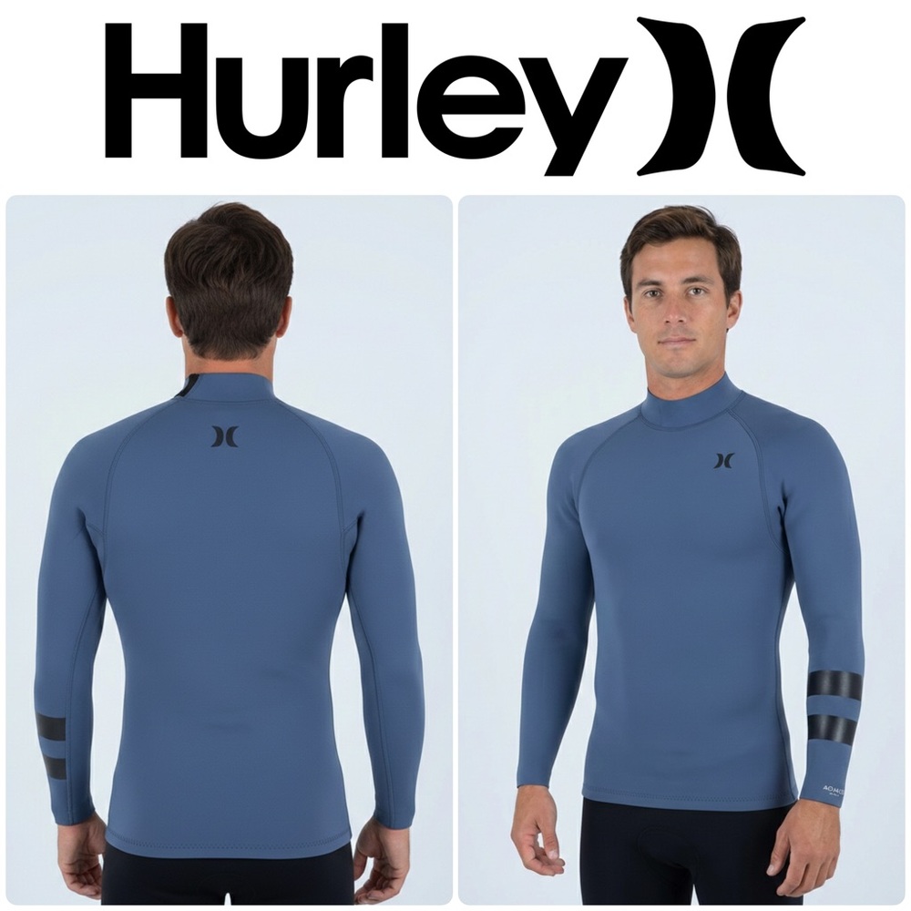 NWT Hurley 🏄‍♂️ Advantage Plus Men's Wetsuit Top 1/1mm • SMALL